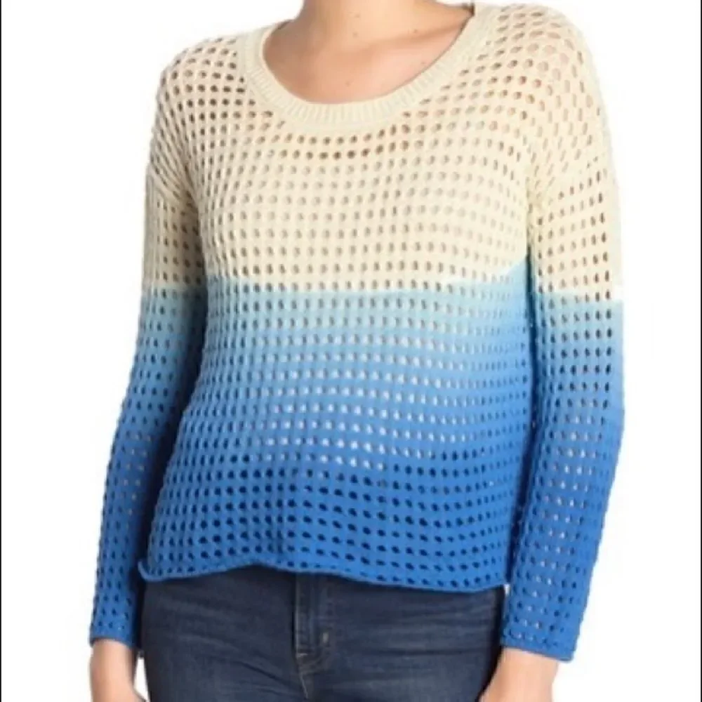 GOOD LUCK GEM Ombre Open Stitch Sweater